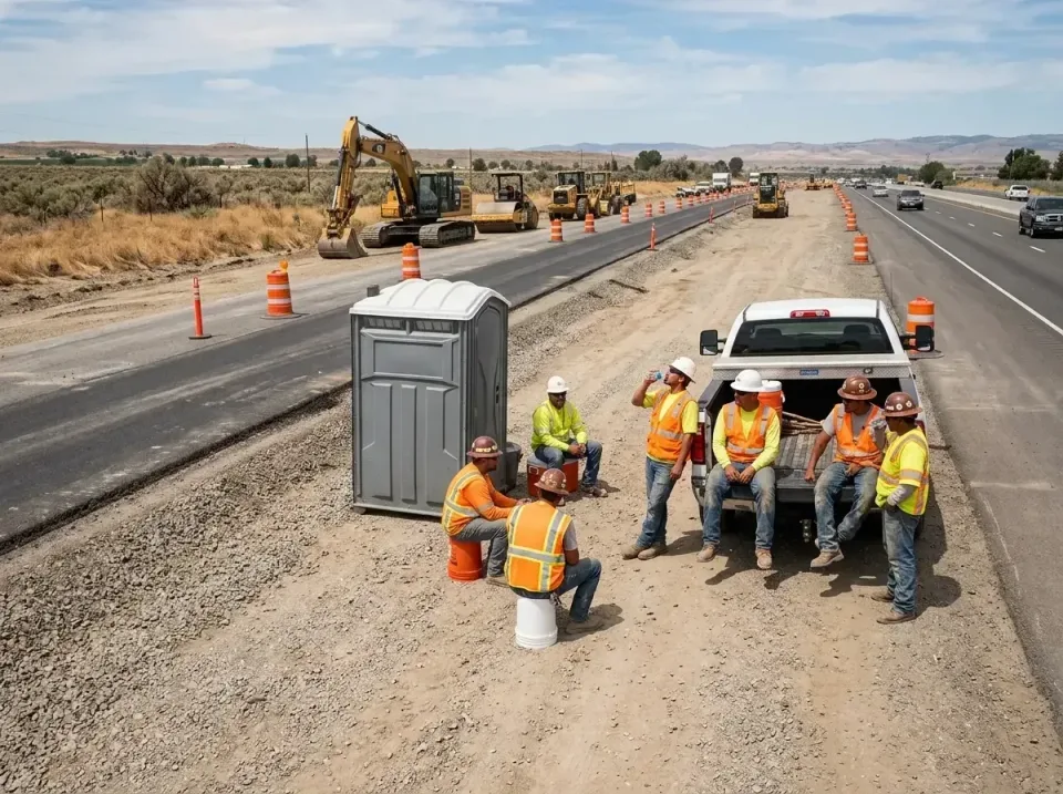 highway-road-construction-crew-007 — frequently asked questions, Porta Potty and Restroom Rentals in Caryville, TN